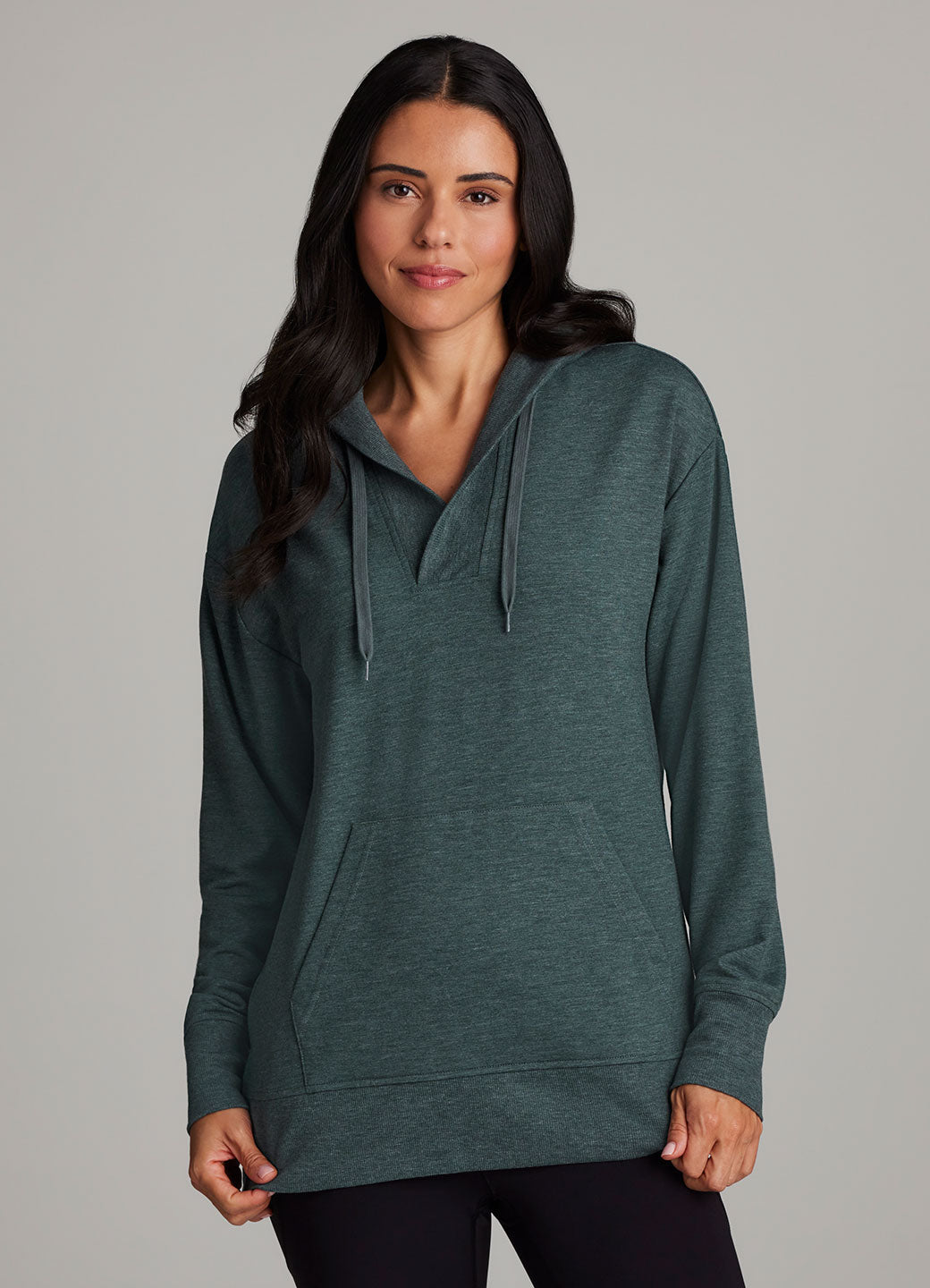 French Terry Hoodie Tunic