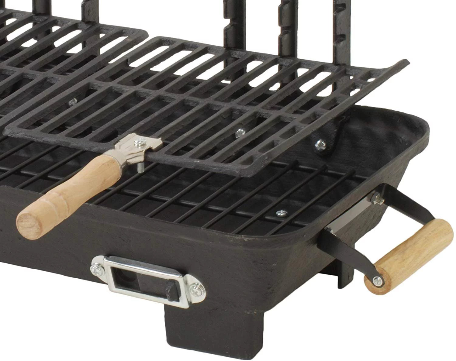 Cast Iron Hibachi Charcoal Grill, 10 by 18-Inch F372906