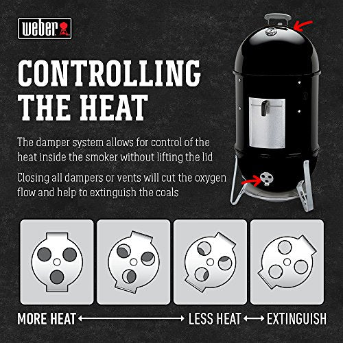 22-inch Charcoal Smoker U4952