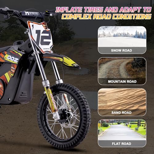 36v 1000w Electric Dirt Bike Orange K235