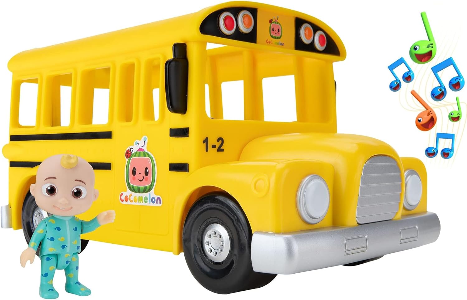 Musical Yellow School Bus with Removable JJ Figure H71954