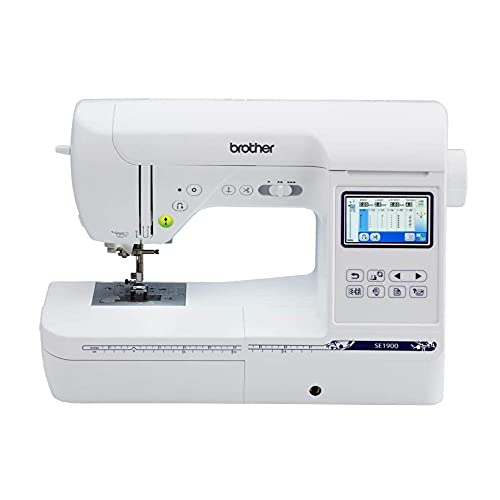 Computerized Sewing and Embroidery Machine, 138 Designs, 240 Built-in Stitches, 5" x 7" Hoop Area, 3.2" LCD Touchscreen Display, 8 Feet O242566