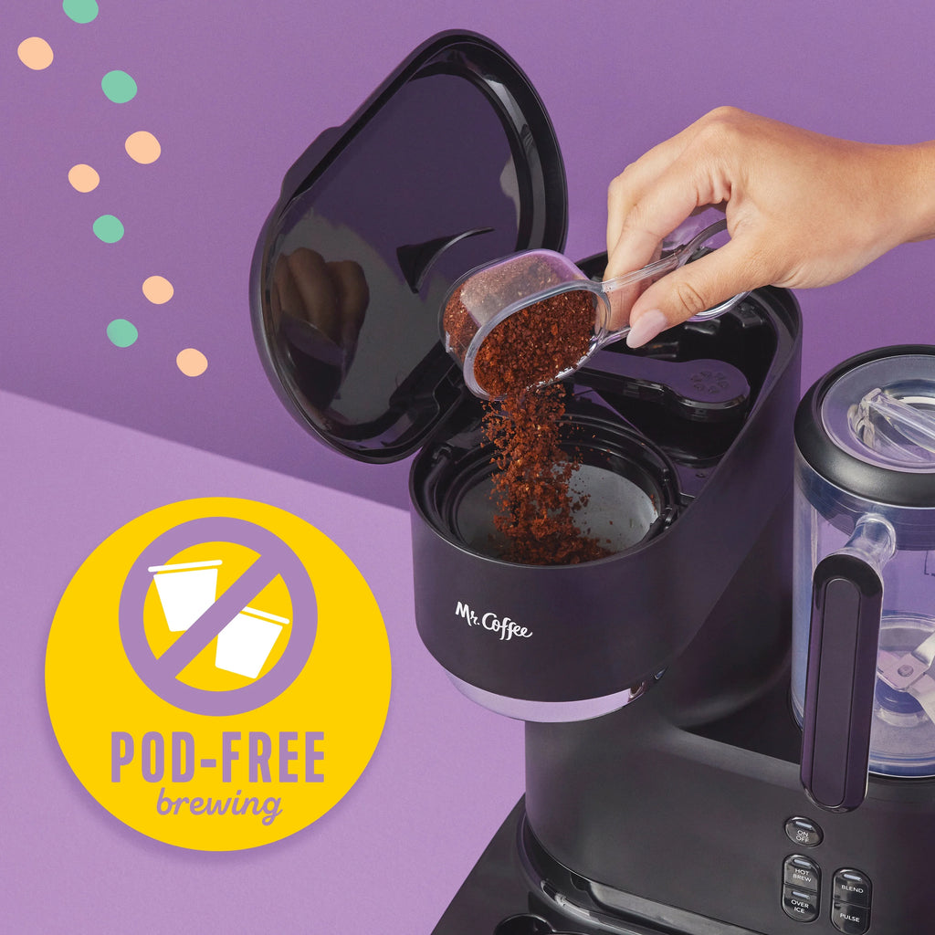 Single-Serve Coffee Maker & Blender with 2 Tumblers H222677