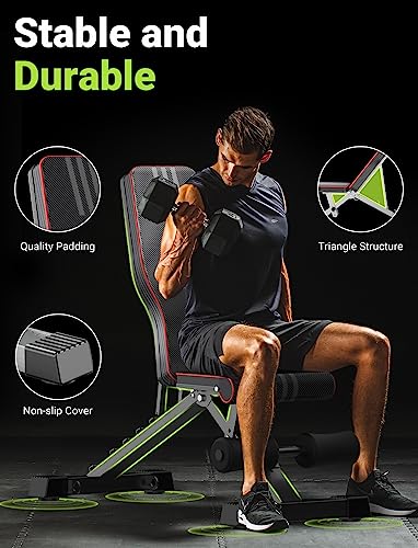 Black Adjustable Weight Bench M24275
