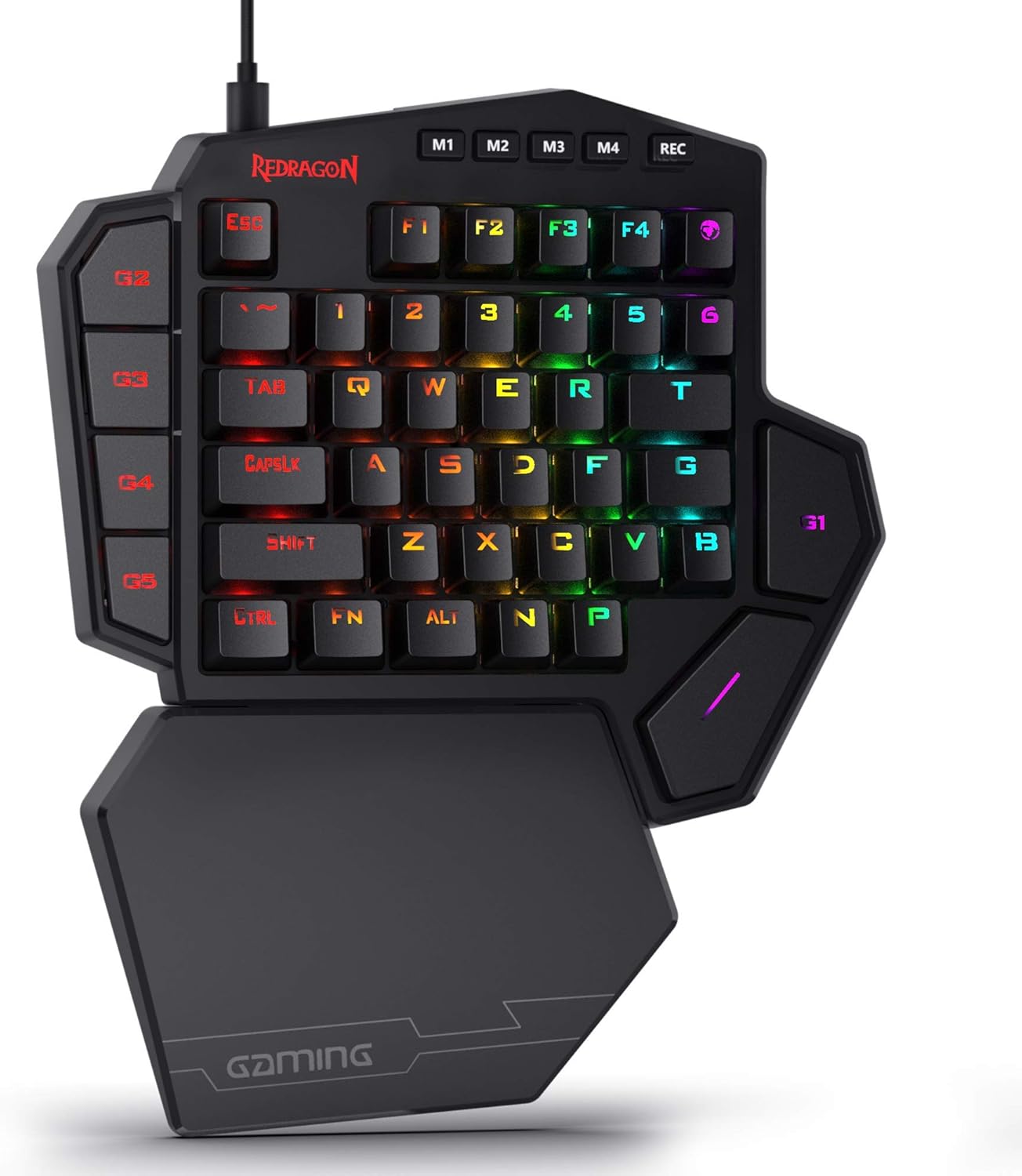 One-Handed RGB Mechanical Gaming Keyboard with 42 Keys X970
