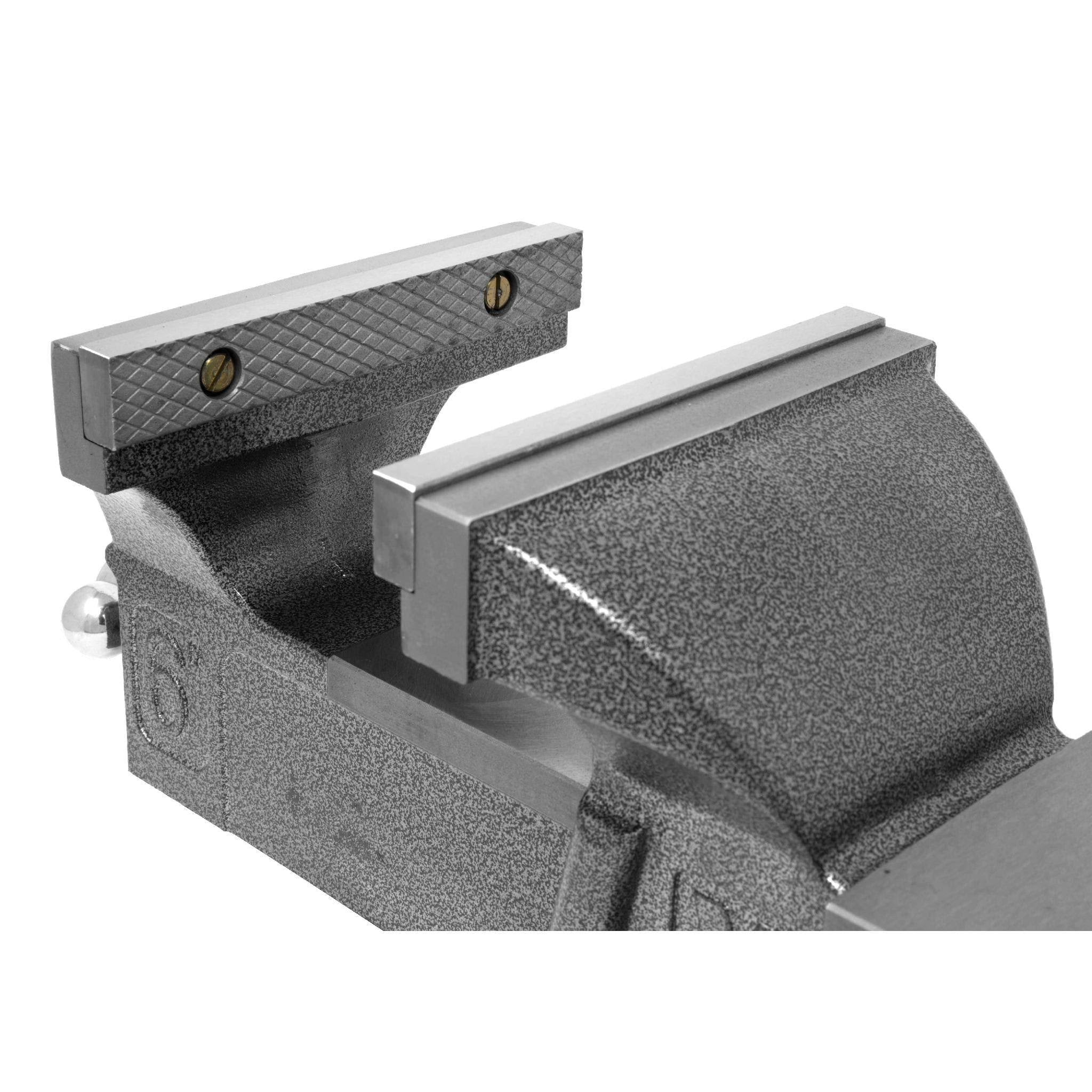 6-Inch Heavy Duty Cast Iron Bench Vise with Swivel Base S981283