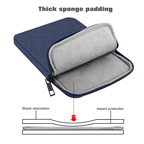 Misty Blue 9-11 Inch Tablet Sleeve Case K733