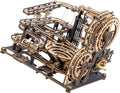 3D Wooden Puzzles Marble Run Chain Model Mechanical Building Kit G26355