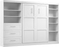 White Full Wall Bed U806