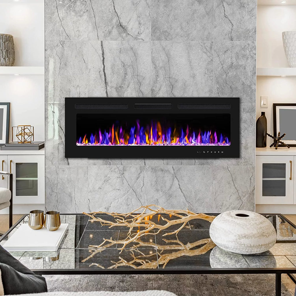 60" Wall Mounted Electric Fireplace M6700