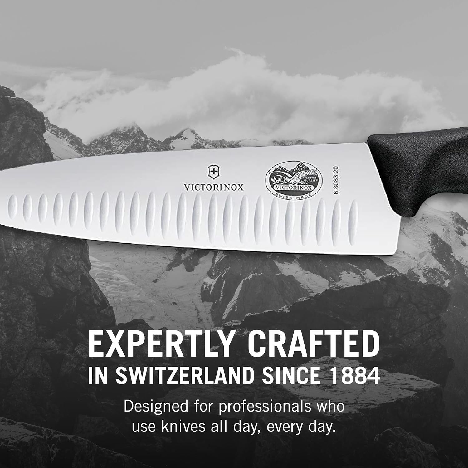 8-Inch Chef's Knife with Granton Edge N5285
