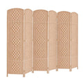 Dark Coffee 4 Panel Room Divider Y740