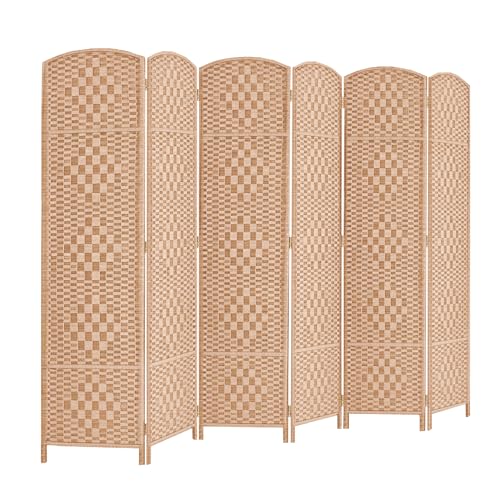 Dark Coffee 4 Panel Room Divider Y740