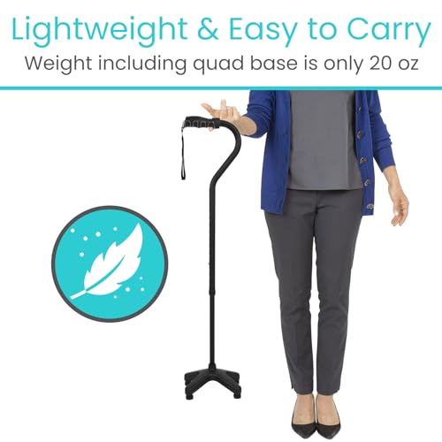 Adjustable Quad Cane with 4 Pronged Base A9979