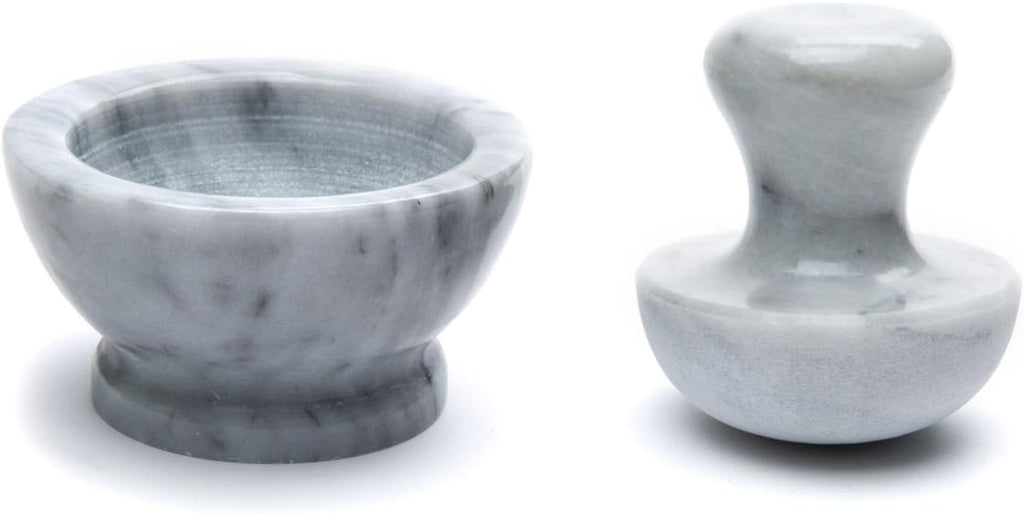 White Marble Mortar and Pestle C621