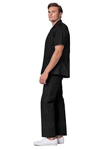 Zippered Short Sleeved Scrub Jacket W768