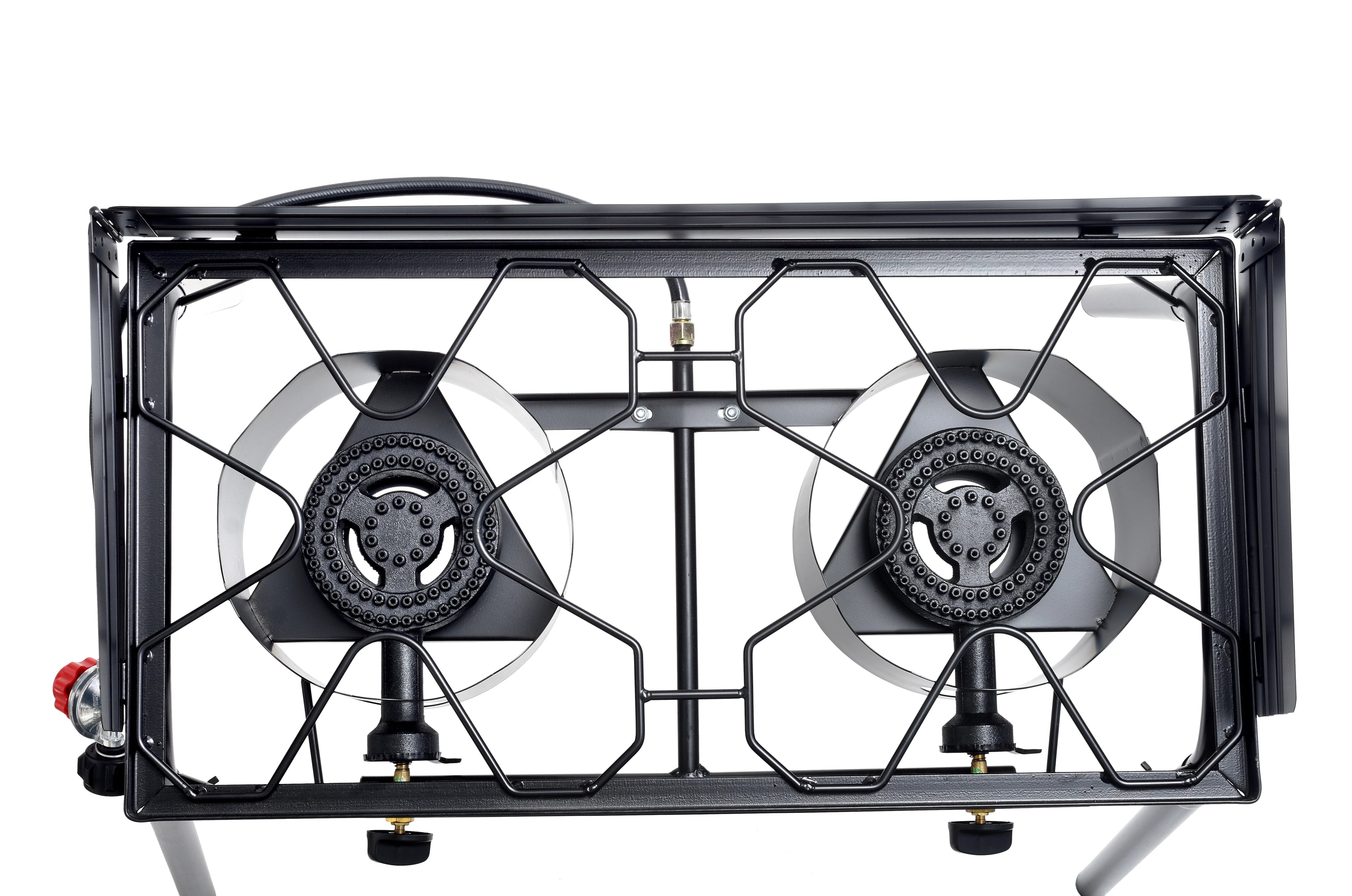 200,000 BTU LP Gas 2 Burner Cooktop Stove with Regulator Hose K75431