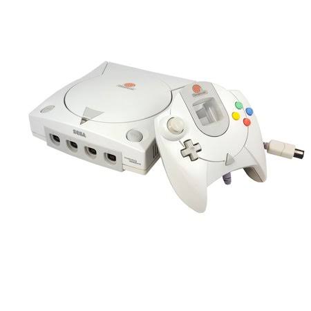 White Video Game Console with Controller and Cables D622