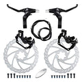 Bike Disc Brake Kit, Aluminum Front and Rear Caliper, Full Aluminum Alloy Bicycle Brake Lever, 160mm Rotor W99100