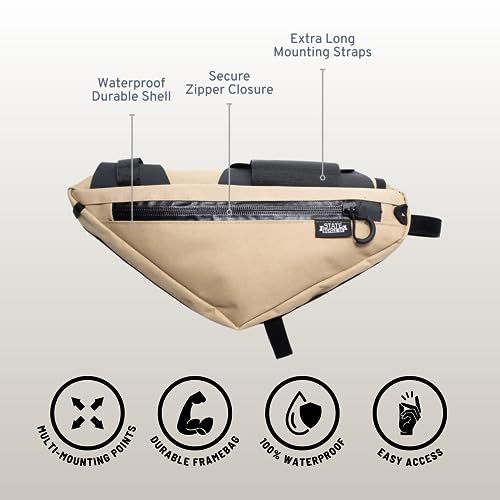 2.5L Olive Bicycle Frame Pouch Bag N788039