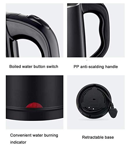 Electric Kettle 1.8L 1500W Stainless Steel Cordless S968834