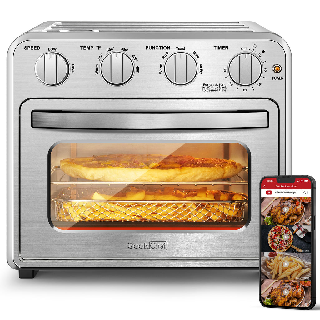 26QT Stainless Steel Air Fryer Toaster Oven Combo C7295