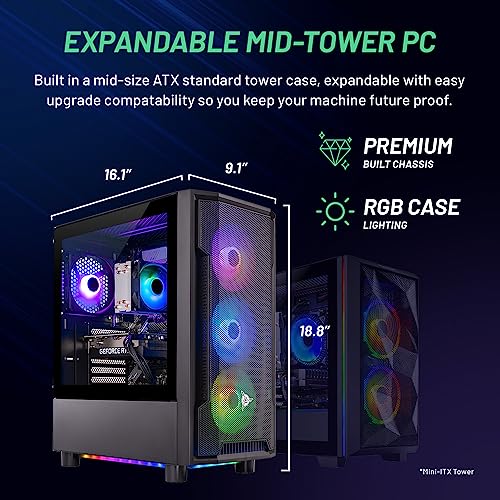Gaming PC Desktop, Ryzen 5 5600, RTX 3050 6GB, 1TB SSD, 16GB DDR4 RAM U461572