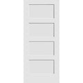 18x22 by 80x22 Shaker 4-Panel Interior Slab Passage Door Primed L5974