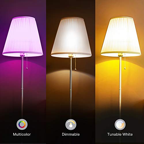 4 Count Smart WiFi Light Bulbs, Multicolor A19 9W 800 Lumens L71821