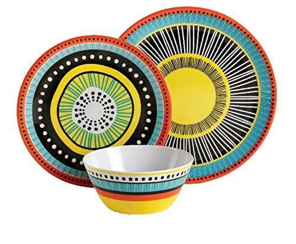 12 Piece Melamine Dinnerware Set R896884