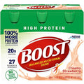Creamy Strawberry 8 Fl Oz Bottles 6 Ct Pack Of 2 Nutritional Drink Q85888