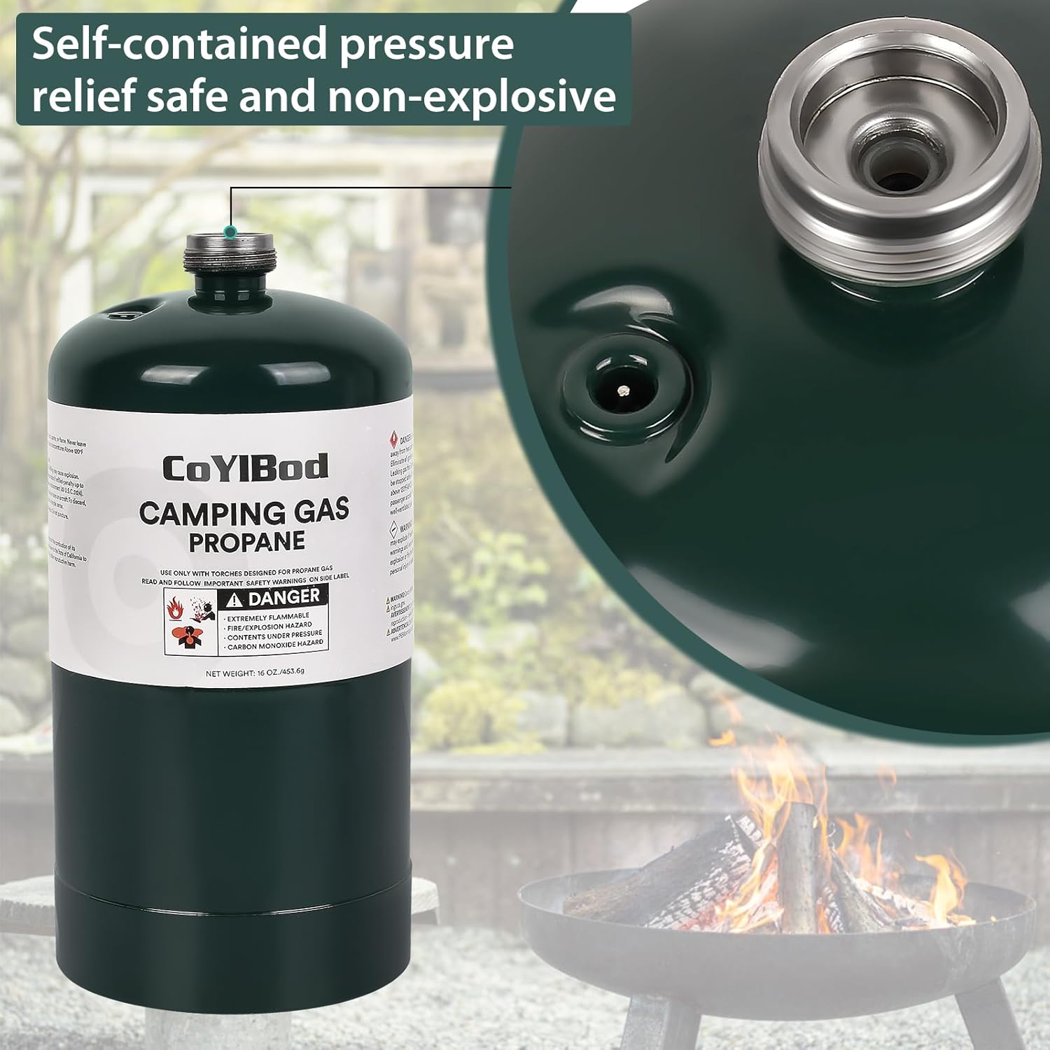 1LB 16 oz Propane Cylinder Tank X104821
