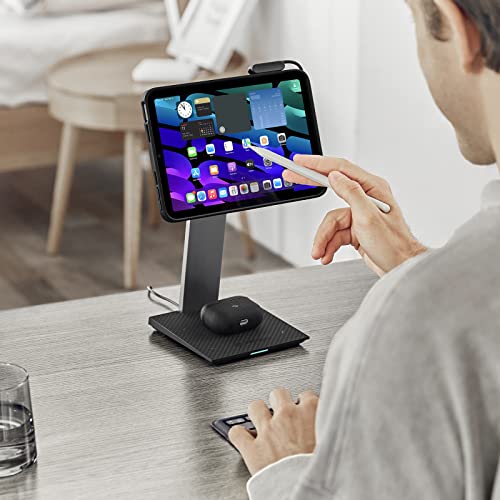 Magnetic Wireless Charging Stand for iPad Pro/iPad mini 6, Adjustable iPad Stand with 15W Wireless Charging Base D75834
