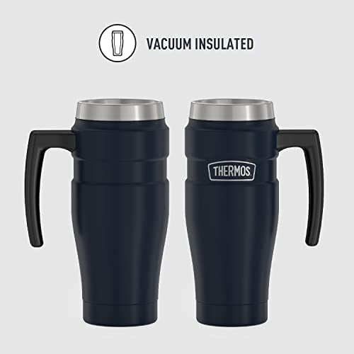 16 Ounce Matte Stainless Steel Vacuum-Insulated Travel Mug C22046