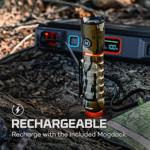 2000 Lumen Rechargeable LED Flashlight with Removable Clip H59520