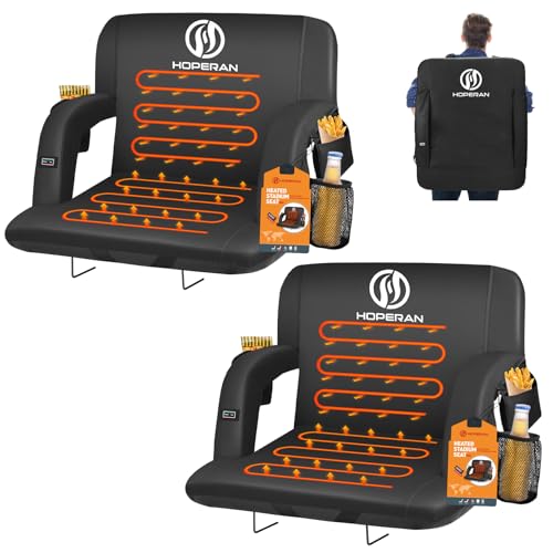 Heated Stadium Seat with Back Support B43892
