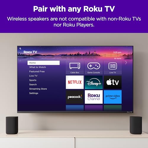 Black Wireless Speakers 2 Count K54439