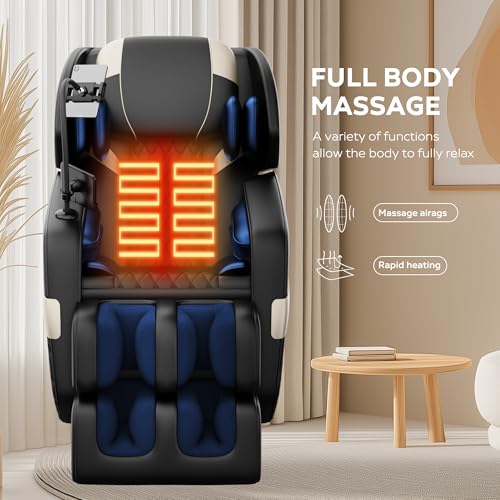 Massage Chair with Heat & Foot Rollers H42389