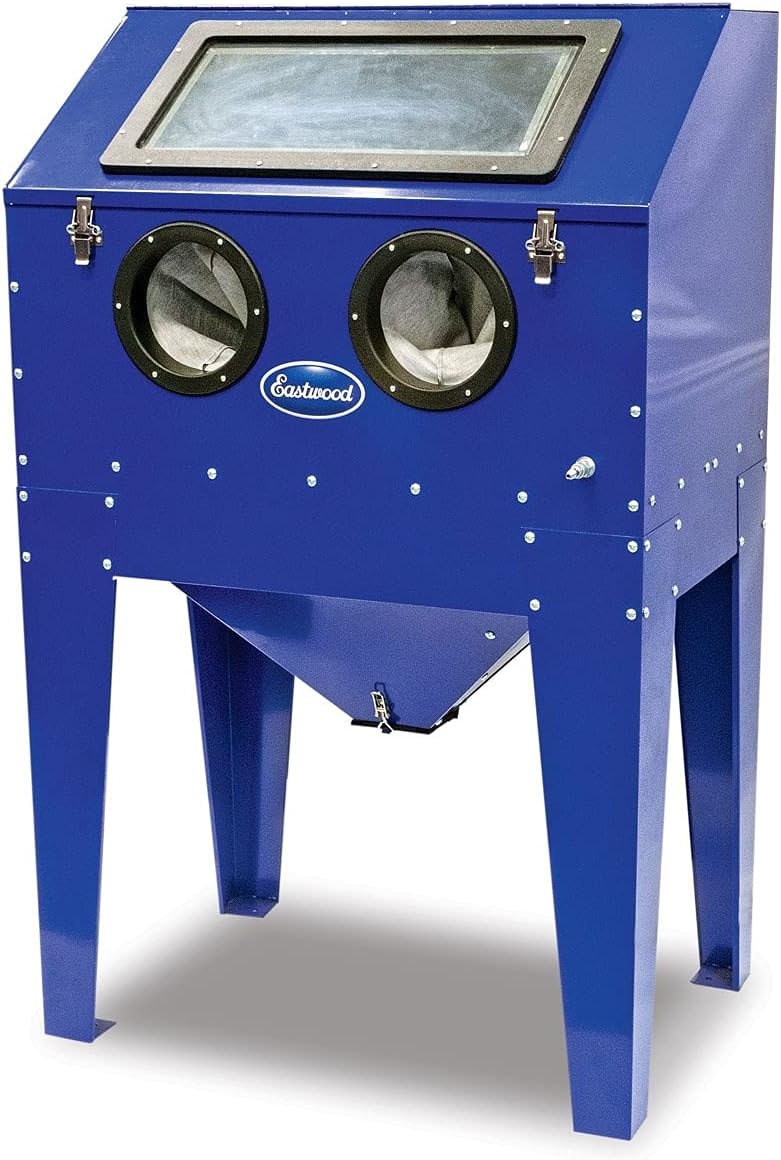 Abrasive Media Blast Cabinet Tool Holds Up to 120 Lbs of Media 7 CFM at 90 PSI M76853