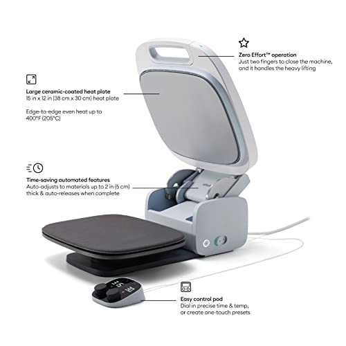 Professional Automated Heat Press, 15" x 12", White T299