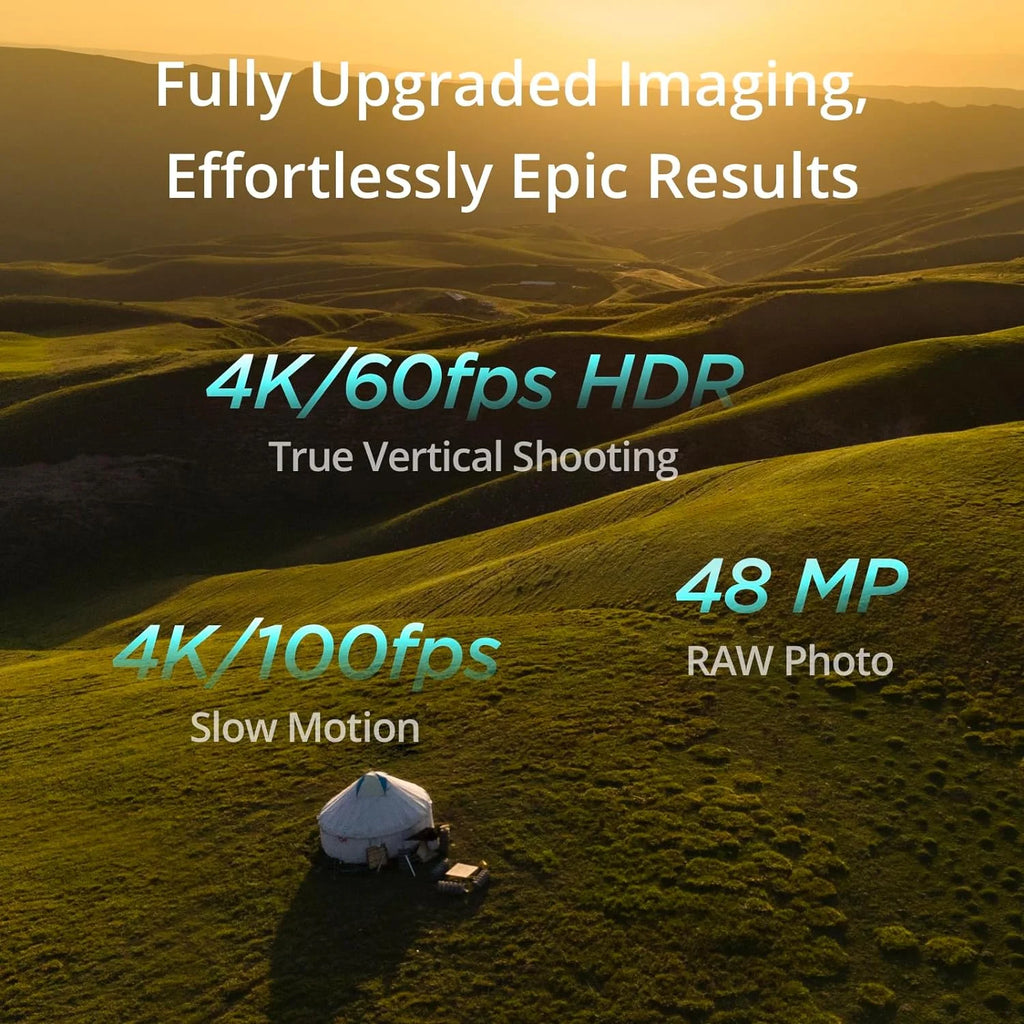 Folding Drone with RC 2 Remote, 4K HDR Video Camera, Under 249g, 3 Batteries Bundle with Hard Case + Wide Angle Lens C841897