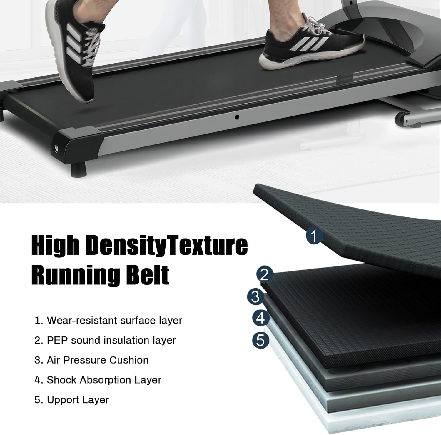 Folding Motorized Treadmill Z5795