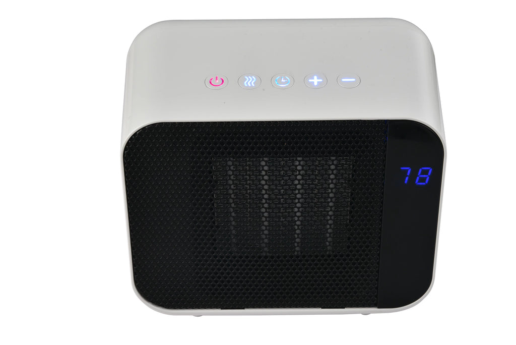 White Electric Ceramic Heater 1500W S501