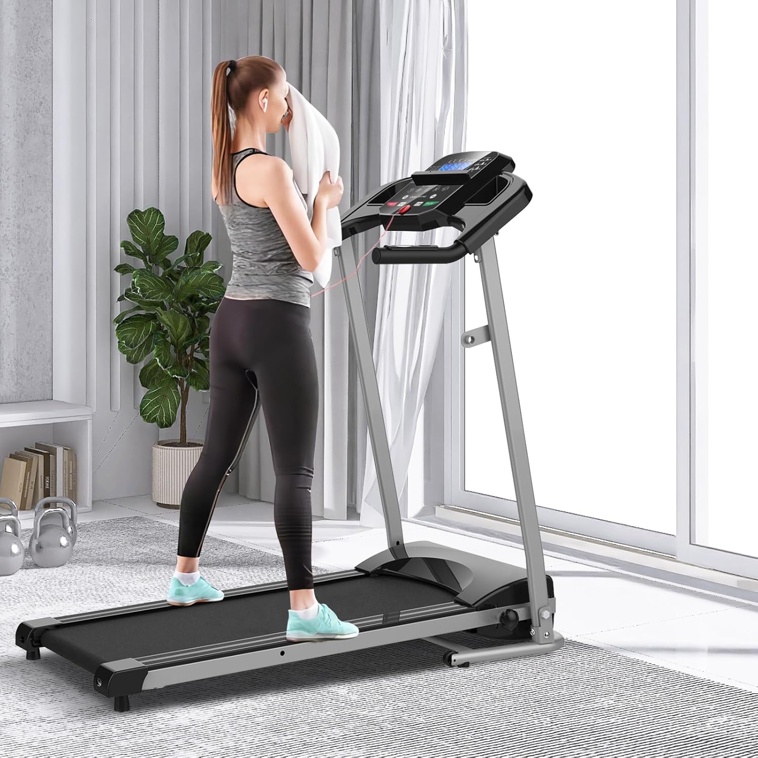 Folding Motorized Treadmill Z5795