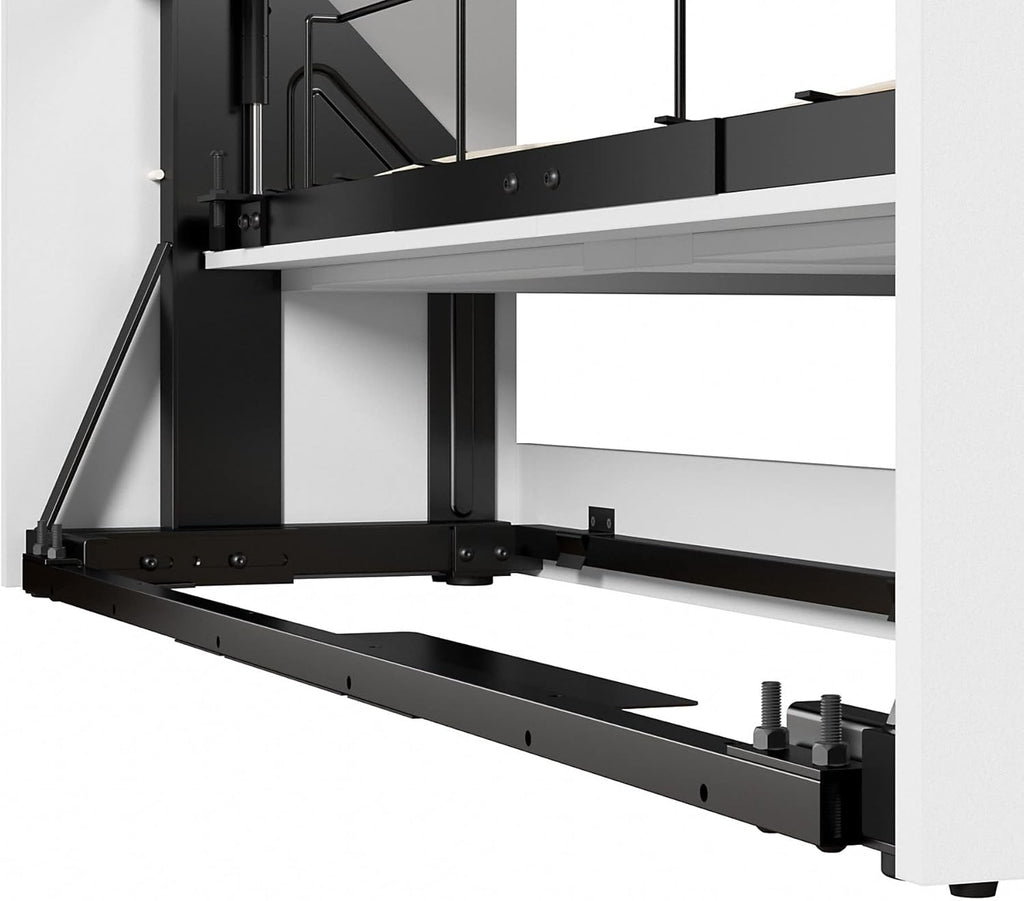 White Full Wall Bed U806