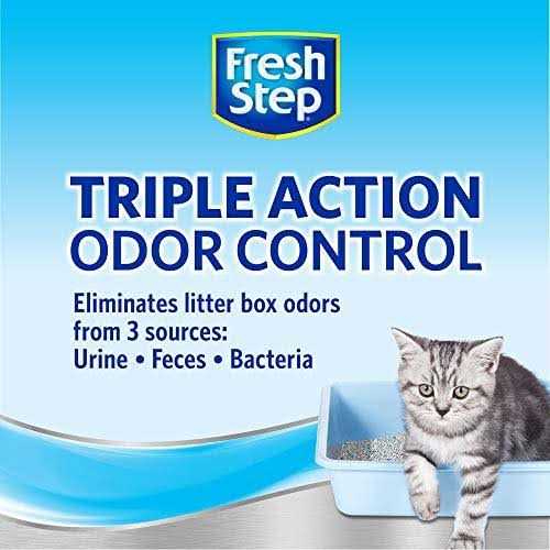 Fresh Step Clean Paws Triple Action Clumping Cat Litter D462292