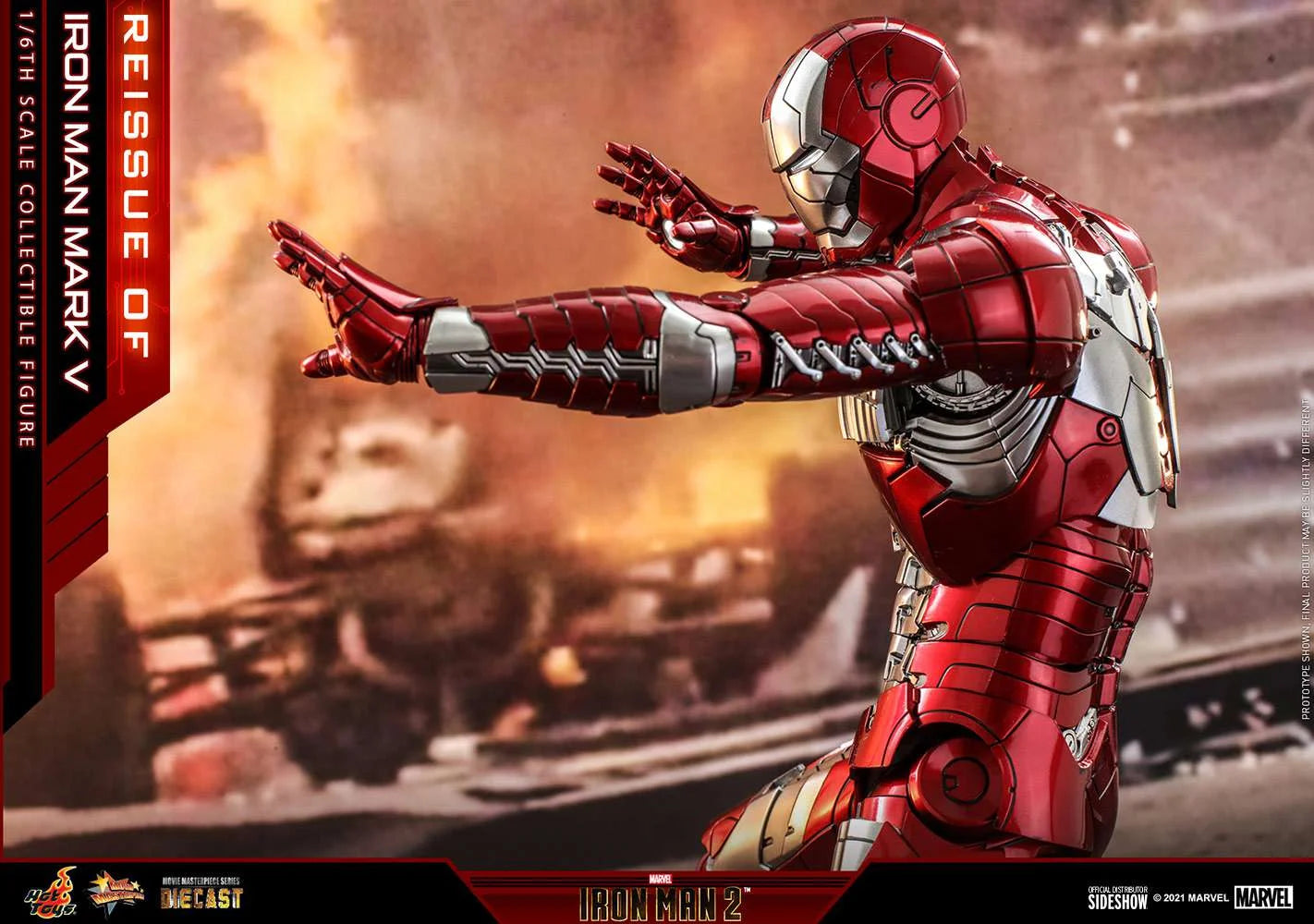 Diecast Iron Man Mark V Collectible Figure N414074