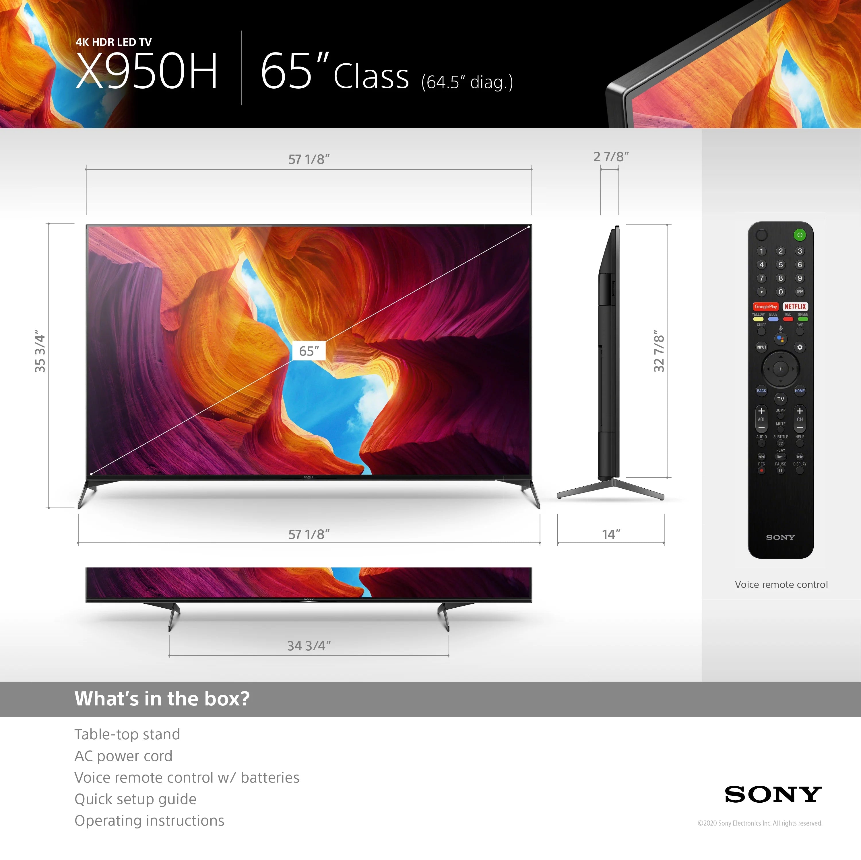 65" 4K Ultra HD HDR Smart LED TV P1165