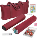 166 Tiles Complete Mahjong Set with Rack and Bag U3685