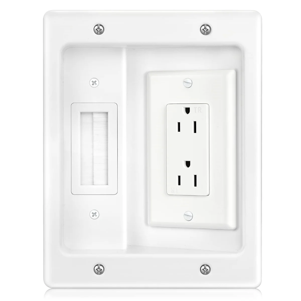Recessed Outlet Box Cable Management Kit 15A 125V W24529